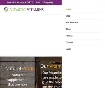 VitasticVitamins.com(Vitastic Vitamins) Screenshot