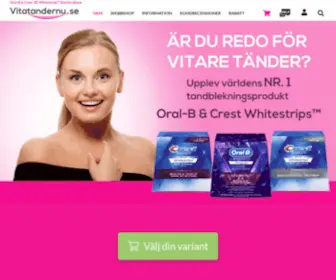 Vitatandernu.se(Crest 3D Whitestrips) Screenshot