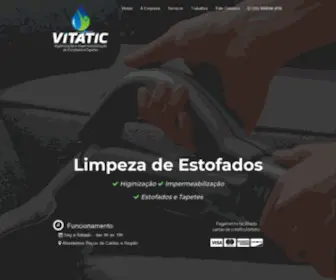 Vitatic.com.br(Limpeza de Estofados Poços de Caldas) Screenshot