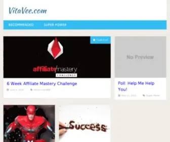 Vitavee.com(Turning Newbies into Affiliate Superstars) Screenshot