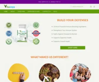 Vitavoya.com(Vitamins & Supplements Online Store) Screenshot