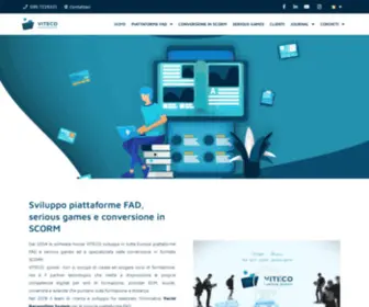 Vitecoelearning.eu(Piattaforme FAD) Screenshot