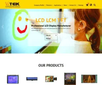 Vitek.com.tw(LCD Display Modules) Screenshot