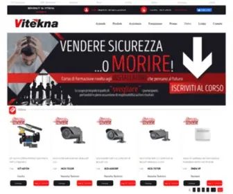 Vitekna.it(Antintrusione, Videosorveglianza e Automazione) Screenshot