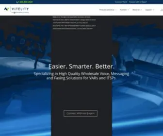 Vitelity.net(Vitelity, an Inteliquent Company) Screenshot
