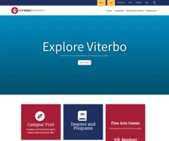 Viterbo.edu(Viterbo University) Screenshot