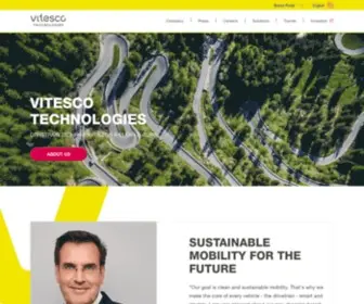 Vitesco-Technologies.com(The demand for sustainable mobility) Screenshot