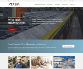 Vitexextrusions.com(Vitex Extrusion) Screenshot