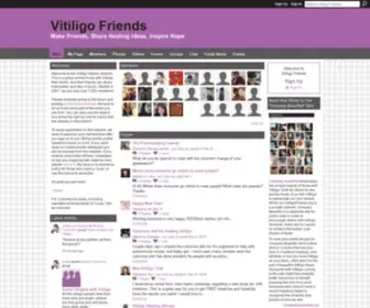 Vitiligofriends.org(Vitiligo Friends) Screenshot