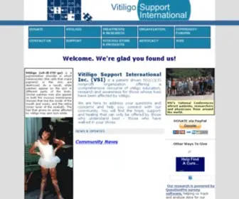 Vitiligosupport.org(Vitiligo Support International) Screenshot