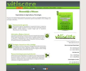 Vitiscore.com(Asesoramiento Agrícola y Enológico) Screenshot