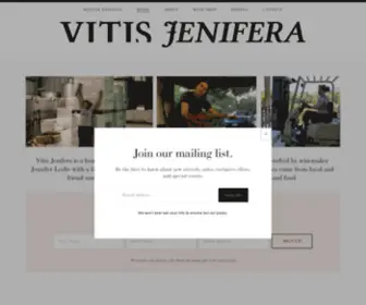 Vitisjenifera.com(Vitis Jenifera) Screenshot