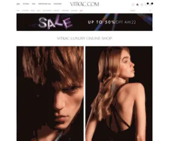 Vitkac.com(Luxury, Premium & Contemporary Shopping) Screenshot