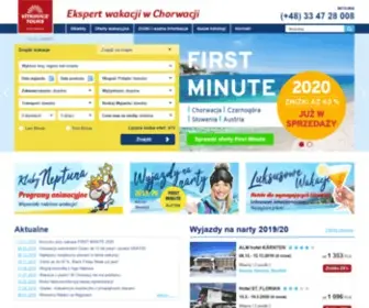 Vitkovicetours.pl(Vitkovice Tours: Ekspert wakacji w Chorwacji) Screenshot