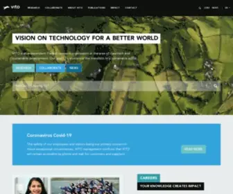 Vito.be(Vision on technology for a better world) Screenshot