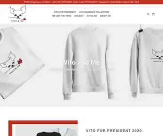 Vitoandme.com(Create an Ecommerce Website and Sell Online) Screenshot