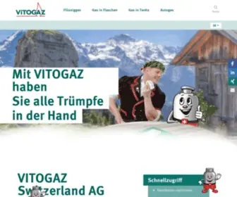 Vitogaz.ch(VITOGAZ Switzerland AG) Screenshot