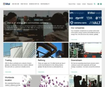 Vitol.com(Global solutions) Screenshot