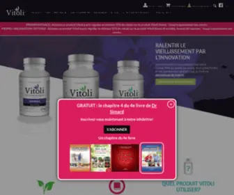 Vitoli.ca(Produits Naturels pour Vieillir en Santé) Screenshot