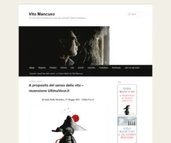 Vitomancuso.it(Vito Mancuso) Screenshot