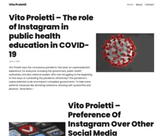 Vitoproietti.com(A Personal Blog) Screenshot