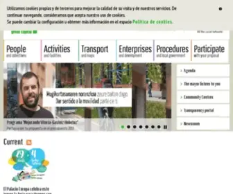 Vitoria-Gasteiz.org(Sitio web del Ayuntamiento de Vitoria) Screenshot