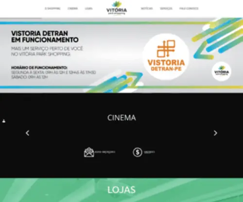 Vitoriaparkshopping.com.br(Vitória park shopping) Screenshot
