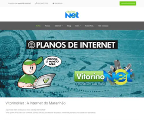 Vitorinonet.com.br(Seja muito bem) Screenshot