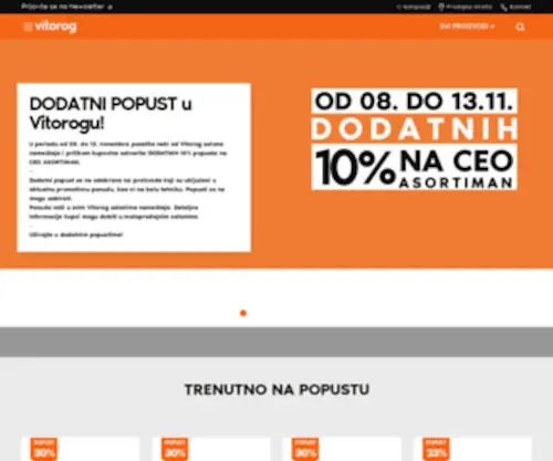 Vitorogpromet.rs(Vitorog promet) Screenshot