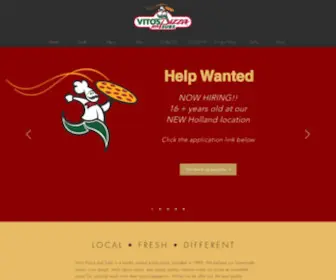Vitos.com(Pizza) Screenshot