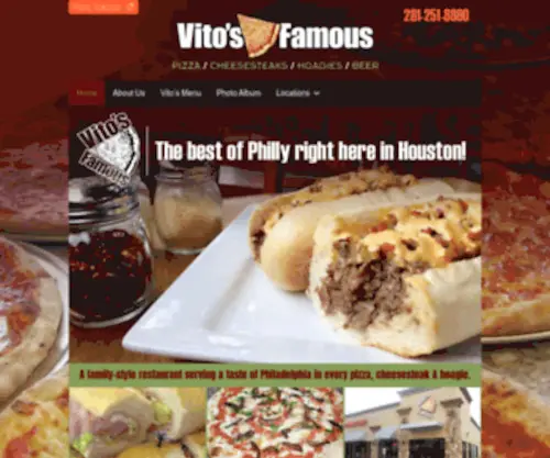 Vitosfamous.com(Vito's Famous) Screenshot