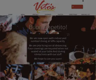 Vitositaliankitchen.com(Vito's Italian Kitchen) Screenshot