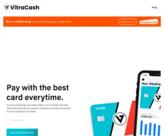 Vitracash.com(Trade in your wallet full of cards for one smart card) Screenshot