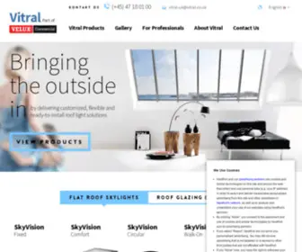 Vitral.com(Rooflights for commercial buildings) Screenshot