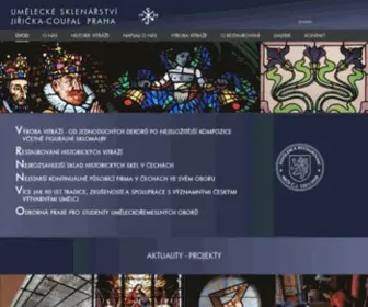 Vitraz.cz(Umělecké sklenářství Jiřička) Screenshot