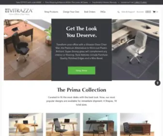 Vitrazza.com(Glass Office Chair Mats) Screenshot