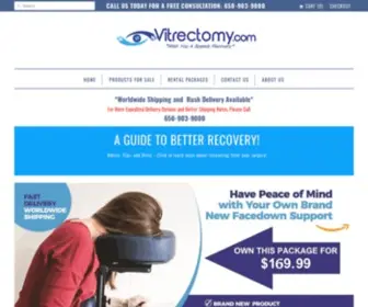 Vitrectomy.com(Vitrectomy & face down recovery Equipment) Screenshot