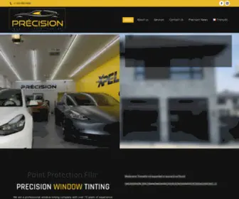 Vitresteinteesprecision.com(Precision Window Tinting) Screenshot