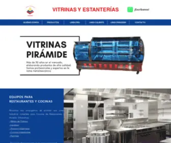 Vitrinaspiramide.com(Fabrica de Vitrinas y Estanterías) Screenshot