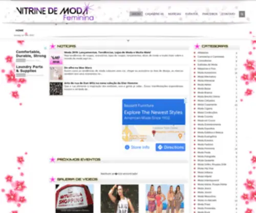 Vitrinedemodafeminina.com.br(Início) Screenshot