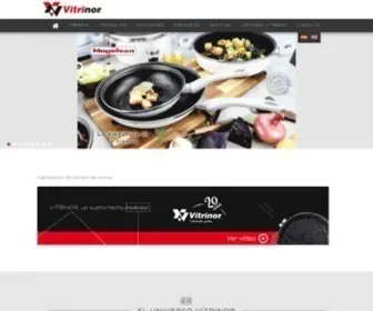 Vitrinor.com(Fabricante de sartenes Vitrinor Magefesa) Screenshot