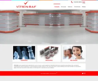 Vitrinraf.com.tr(Vitrin Raf) Screenshot