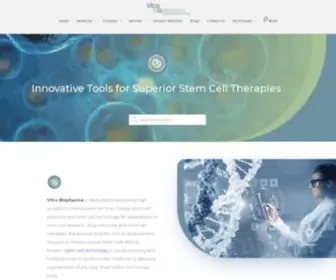 Vitrobiopharma.com(Vitro Biopharma) Screenshot