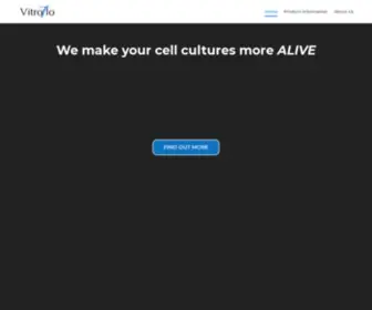 Vitroflo.com(An in vitro culture device with in vivo characteristics) Screenshot