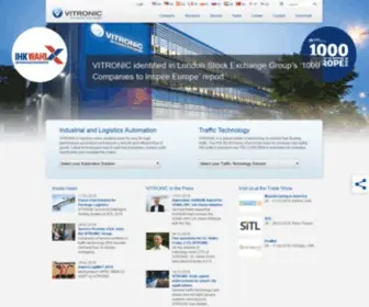 Vitronic.com(Industrial Machine Vision Systems) Screenshot