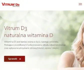 Vitrumd3.pl(Vitrum D3 Suplement) Screenshot