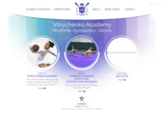 Vitrychenkoacademy.com(Illinois Rhythmic Gymnastics Club) Screenshot