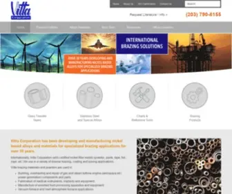 Vitta.com(We Supply Brazing Solutions) Screenshot