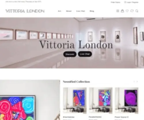 Vittorialondon.com(Vittoria London) Screenshot