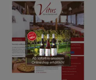 Vitus-Strausse.de(Straußwirtschaft zum Vitus in Renchen) Screenshot